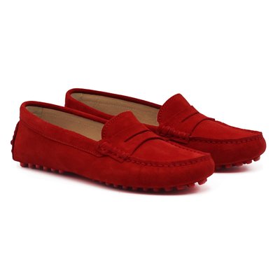 Mocassins femme cuir daim JULES & JENN
