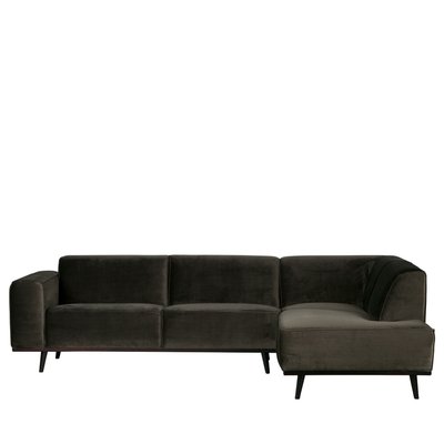 Canapé d'angle velours STATEMENT BEPUREHOME