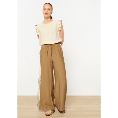 Short ceinturé à rayures LOLALIZA