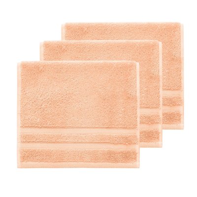 Lot de 3 serviettes invité 600 g/m² SENSILK SENSEI MAISON