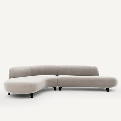 Canapé d’angle velours, Rosebury design E.Gallina AM.PM