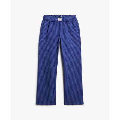 Pantalon élastiqué à rayures en coton biologique SUPERDRY