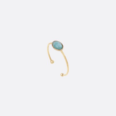 Bague plaqué or - CAB OVALE CAROLINE NAJMAN