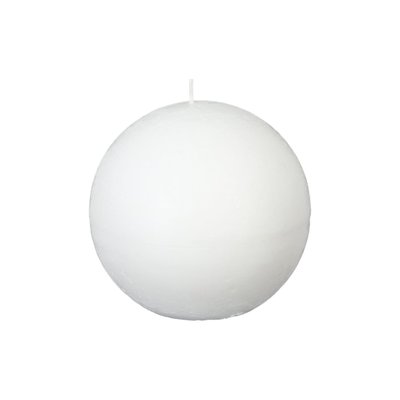 Lot 2x Bougie boule Rustic - Diam. 10 cm TOILINUX