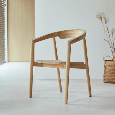 Chaise en Teck massif, FRANCIA TIKAMOON