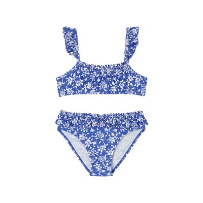 Maillot bain 2 pièces fleuri collection Team famille VERTBAUDET