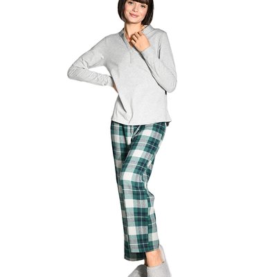 Pyjama femme en jersey et flanelle ANGELS SENSEI MAISON