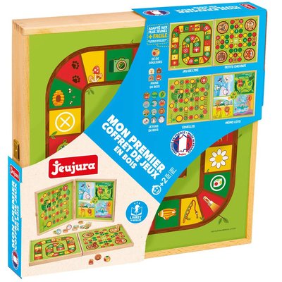 Mon 1er coffret de jeux en bois JEUJURA
