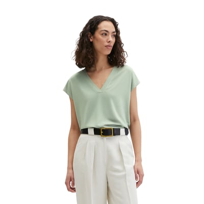Blouse en jersey sans manches relaxed en LENZING™ ECOVERO™ MARC O'POLO