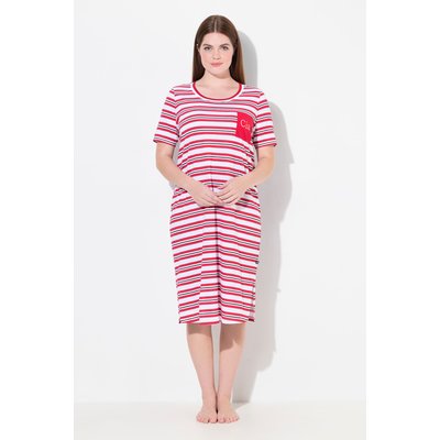 Chemise de nuit à rayures, col rond ULLA POPKEN