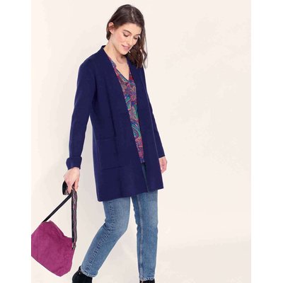 Gilet long maille unie SACHEON LA FIANCÉE