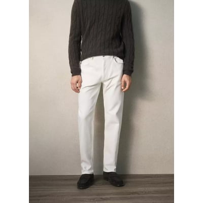 Jean en coton italien coupe regular MANGO MAN