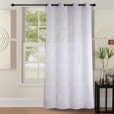 Voilage avec Motif "Losange" HOME MAISON