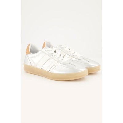 Sneakers, simili effet métallique - largeur H ULLA POPKEN