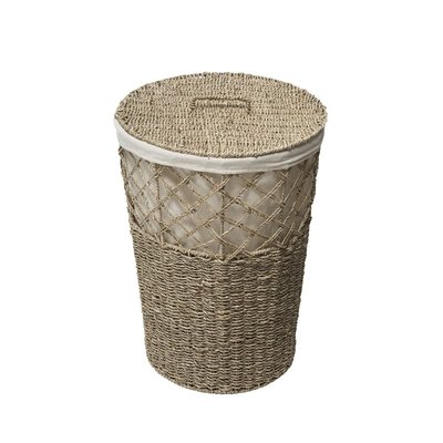 Panier à linge 41L rond seagrass ATMOSPHERA