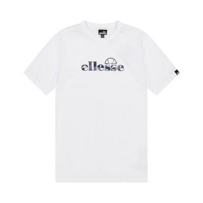 Large Logo Print T-Shirt with Short Sleeves ELLESSE