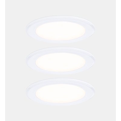 Lot De 3 Encastrés Kit Meuble Led Ø6,5 Cm 2,5w 225lm 3000k 230v/12v PAULMANN