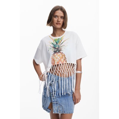 T-shirt cropped ananas DESIGUAL