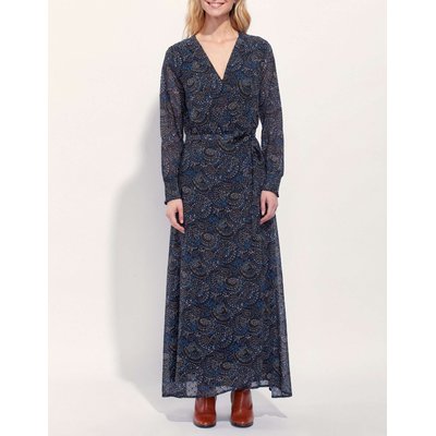 Robe longue fluide imprimée MALADA LA FIANCÉE