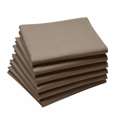 Lot de 6 serviettes de table en coton, CAMBRAI COUCKE