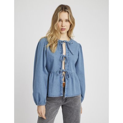 Chemise en denim à Noeuds BZB