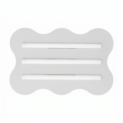 Plafonnier Acier Blanc S14d 1 Klover EDEN
