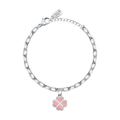 Bracelet en acier et email LA PETITE STORY