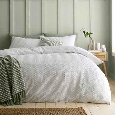 Heatset Wave Duvet Cover Set CATHERINE LANSFIELD