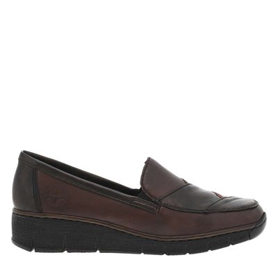 Mocassins talon compensé bas RIEKER