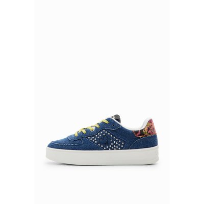 Baskets plateforme denim cœur DESIGUAL