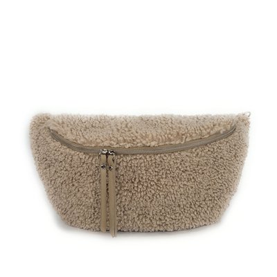 Grand Sac banane géant en cuir et peluche LOU PILOU XXL OH MY BAG