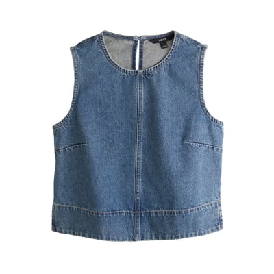 Top sans manches en denim NEXT