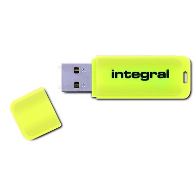 Cle Usb Integral Neon Jaune 64 Go - Neon Jaune 64 Go INTEGRAL