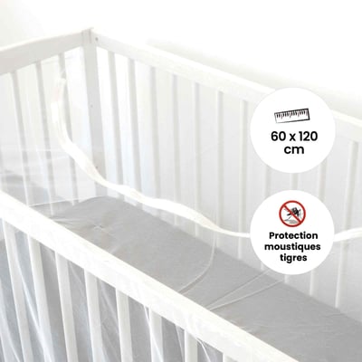 Moustiquaire pour lit bébé TROIS KILOS SEPT