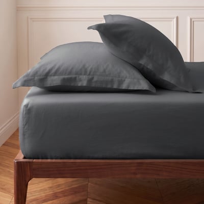 Drap housse bonnet 40 cm en percale coton SOFT PERCALE PLUS SENSEI MAISON