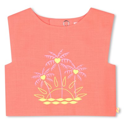 Top brodé effet lin BILLIEBLUSH