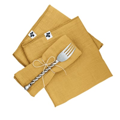 3 Serviettes de table Gaia EDEN