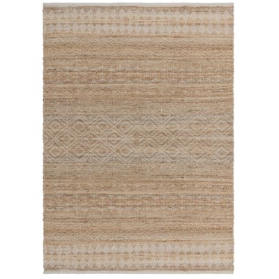 Tapis de salon et chambre en jute SEHRA NOVATREND
