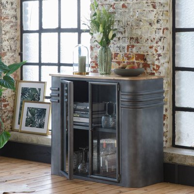 Buffet vitrine en métal  LOCKER MADE IN MEUBLES 