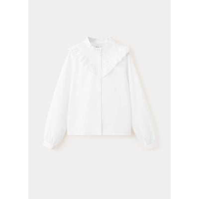 Chemise coton volantée MANGO KIDS