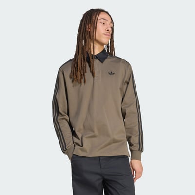 Polo De Rugby Manches Longues 3 Bandes adidas Originals