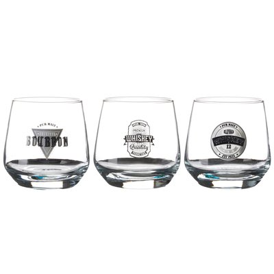 Set de 3 verres à whisky 28cl WADIGA