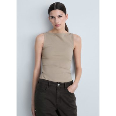 Top bretelles col bateau MANGO