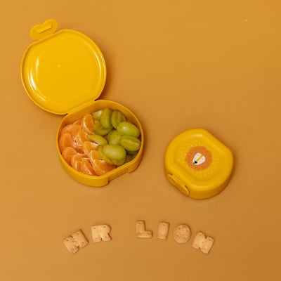 Lot de 2 boîtes à goûter à clip TRIXIE