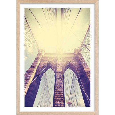 Affiche photo sunshine sur brooklyn HEXOA