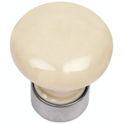 Bouton De Tiroir Base Nickel Coquille D'-uf Ø30 Mm MERIGOUS