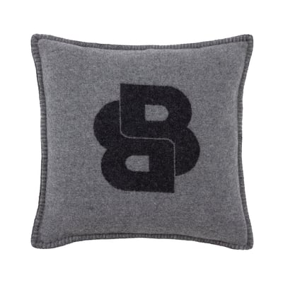 Housse de coussin en laine gris, SIGNATURE BOSS HOME
