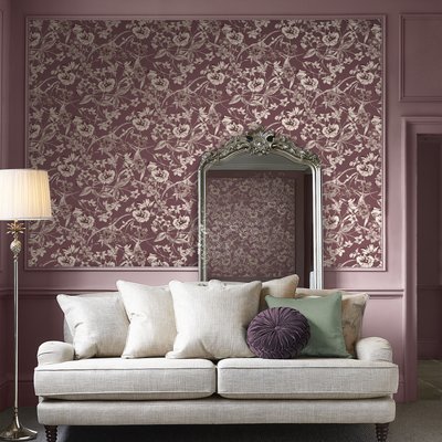 Papier peint fleurs de Summerhill LAURA ASHLEY