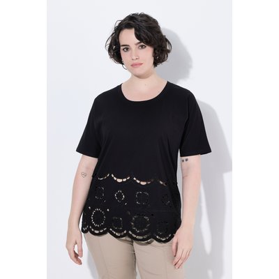 T-shirt oversize, dentelle ajourée ULLA POPKEN