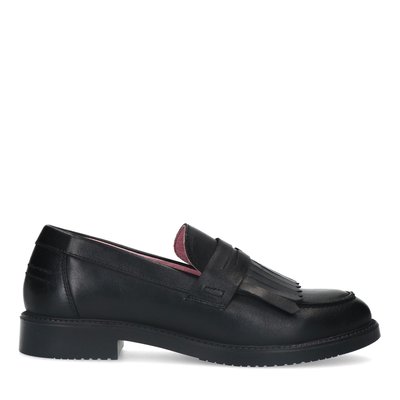 Loafers cuir avec franges SACHA